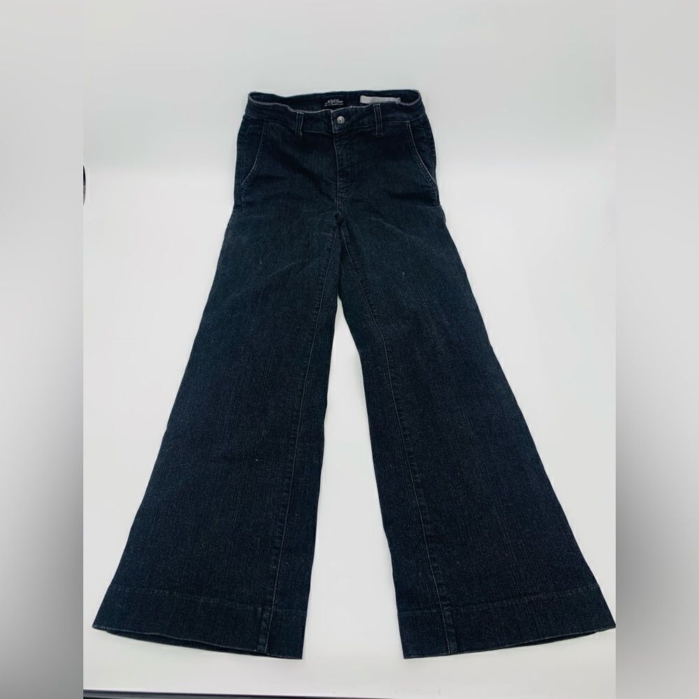 Not your daughters jeans | nydj | Women's high waist wide leg Black Jeans | sz 4